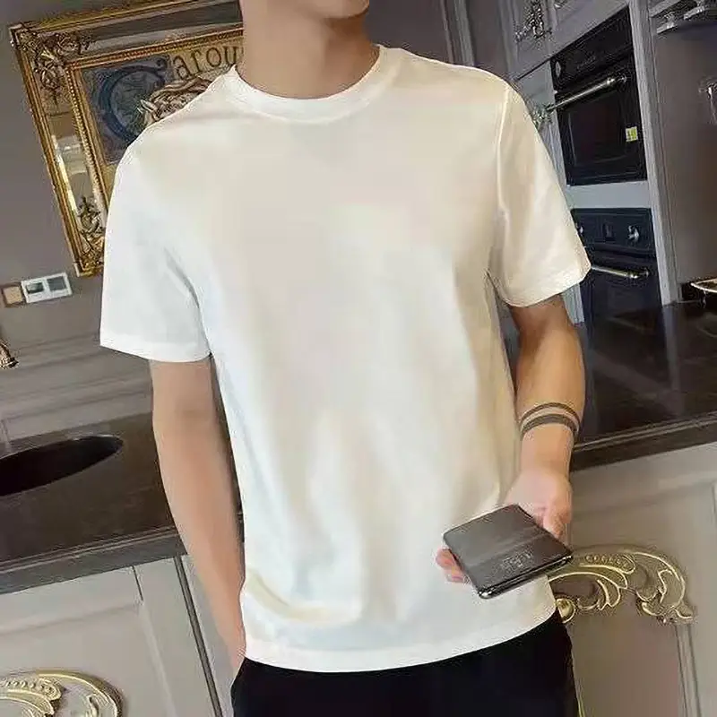 Korean Style Black T-shirt with "Ye S!" Print - Image 28