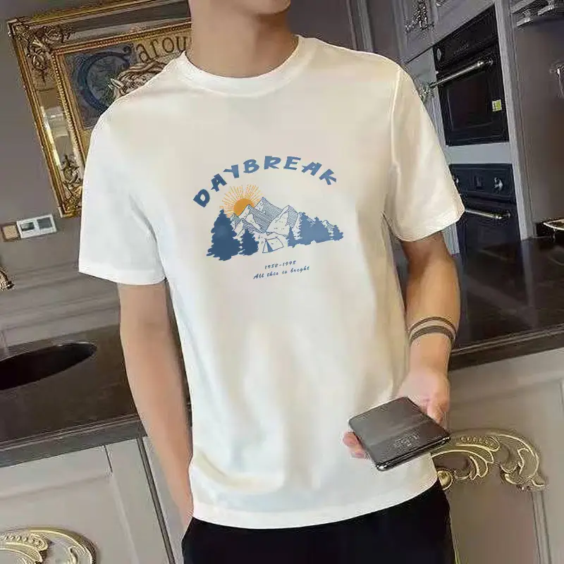 Korean Style Black T-shirt with "Ye S!" Print - Image 8