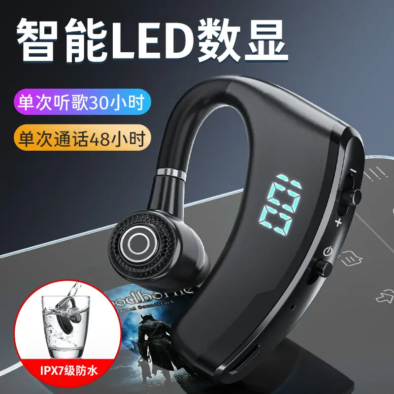 V9S Bluetooth Headset with Digital Display & Charging Bin - Image 6