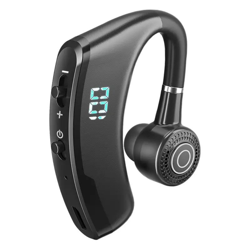 V9S Bluetooth Headset with Digital Display & Charging Bin
