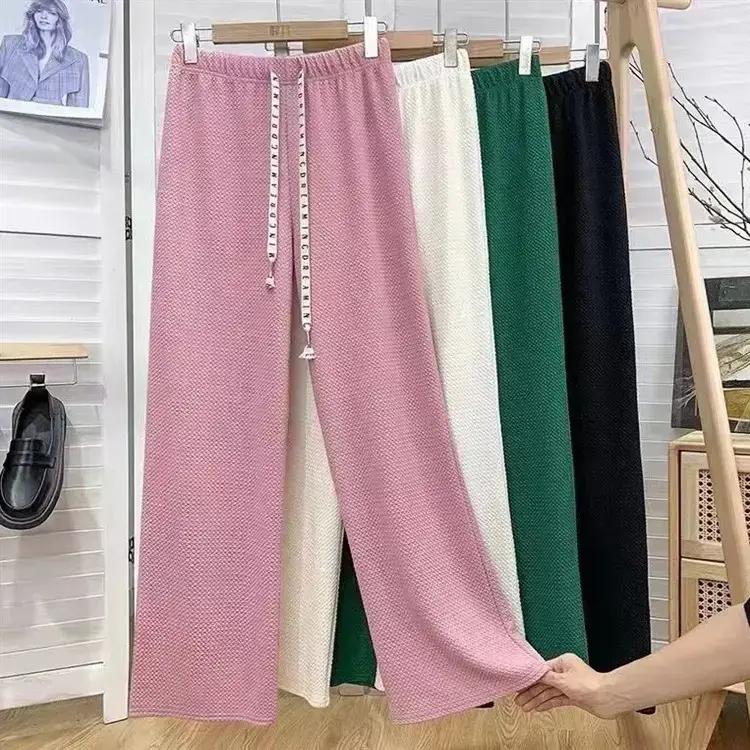 Black High Waist Slimming Puff Pants for Women - Image 7