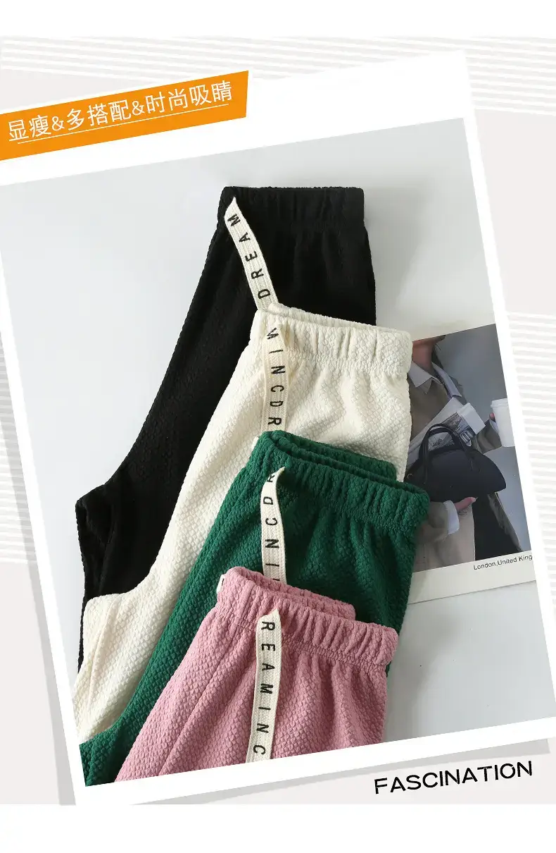 Black High Waist Slimming Puff Pants for Women — feature 1