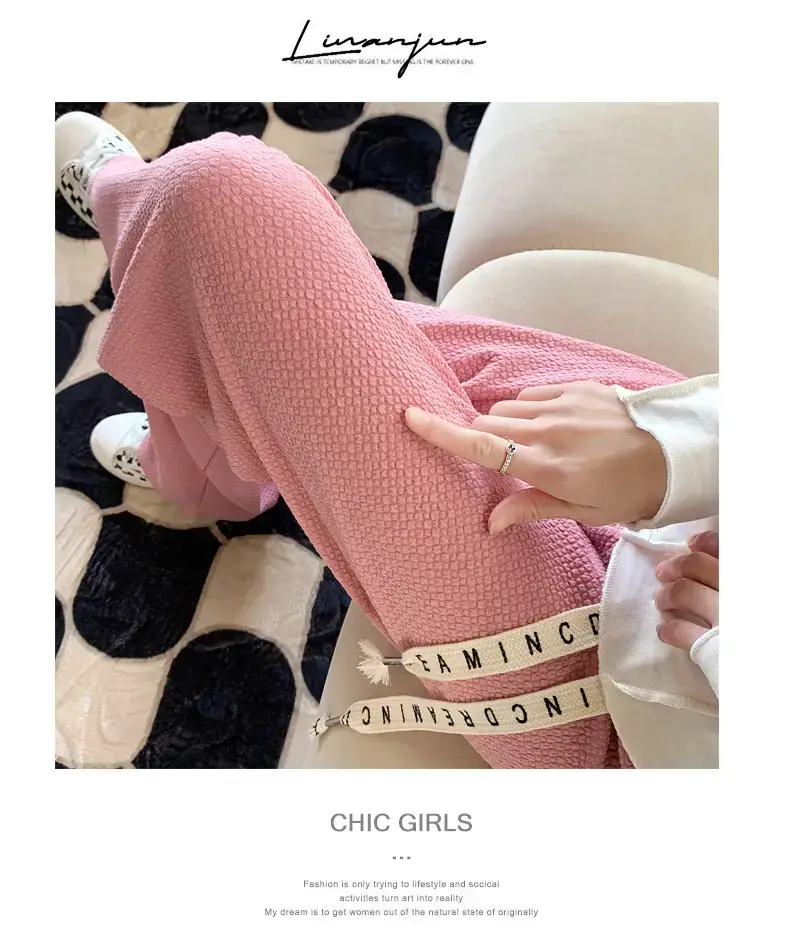 Black High Waist Slimming Puff Pants for Women — feature 8