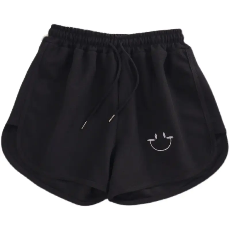 Women Waffle Knit Shorts 2025 Summer Loose Fit