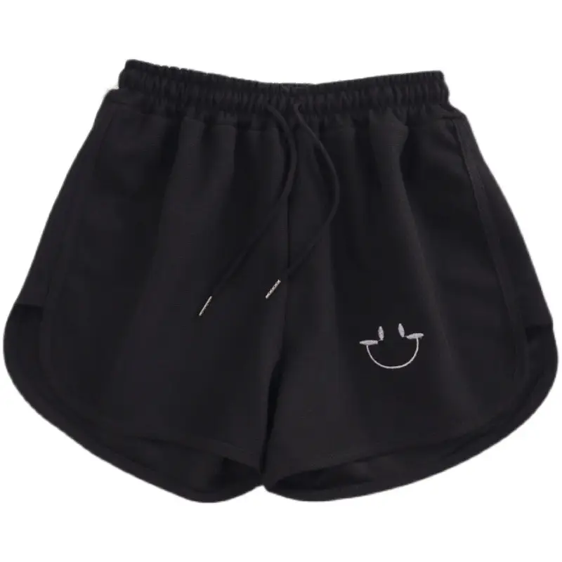 Women Waffle Knit Shorts 2025 Summer Loose Fit