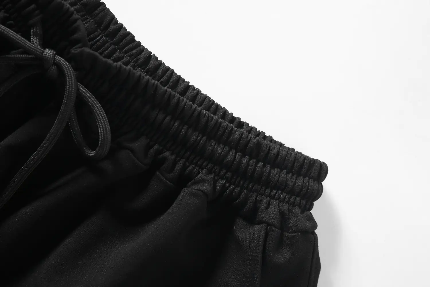 Men's Black Terry Shorts Summer Breathable Cool Sports - Image 3