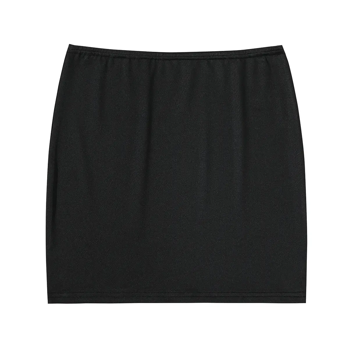 High Waist Elastic Black Slim Skirt for Women - Image 6