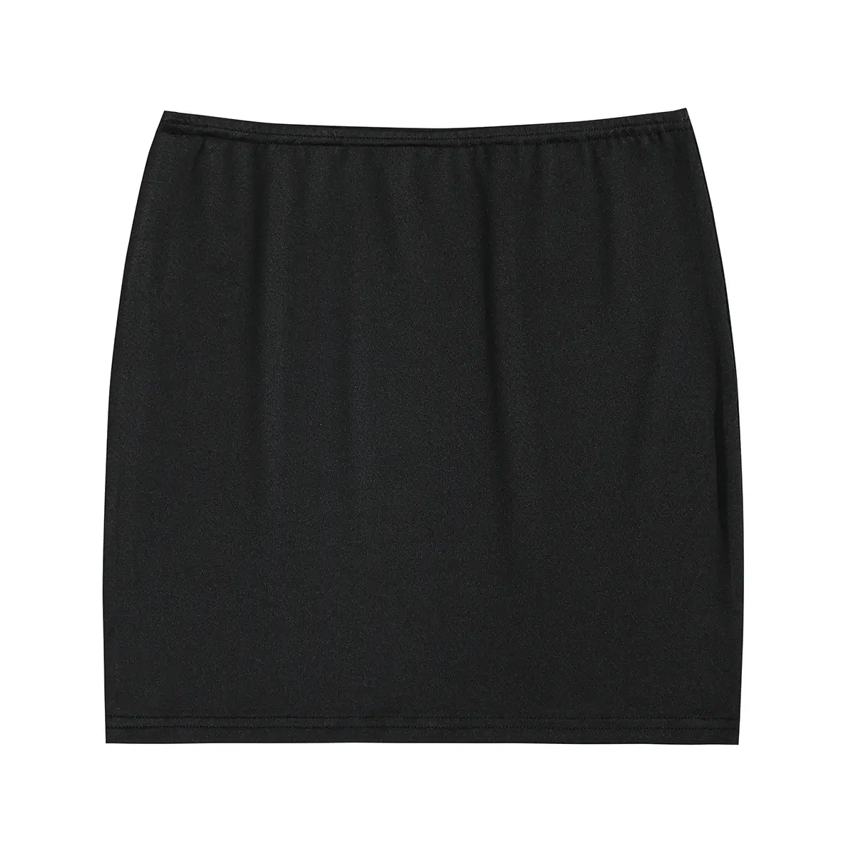 High Waist Elastic Black Slim Skirt for Women — feature 4