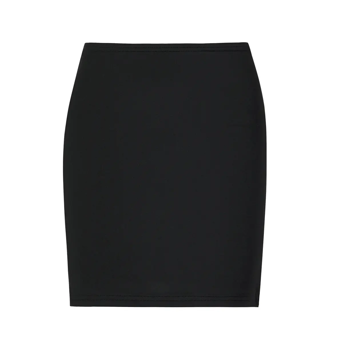 High Waist Elastic Black Slim Skirt for Women — feature 9