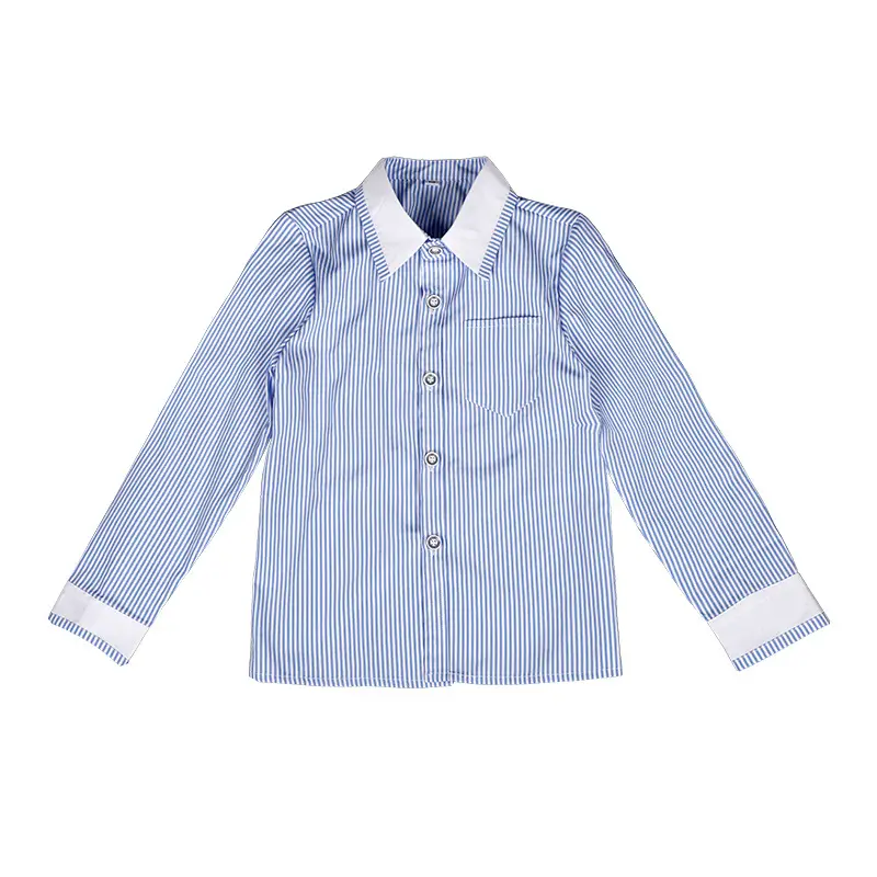 Boys Pink Striped Shirt & White Pants Set - Image 2