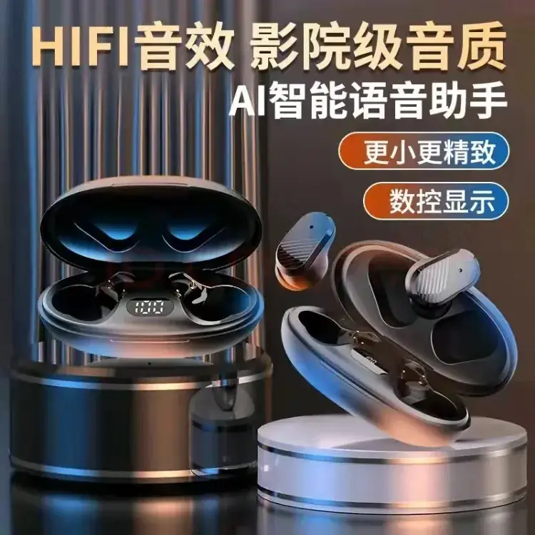 Cross-Border Sports Bluetooth Headset with Anti-Sweat LED Display - Image 3