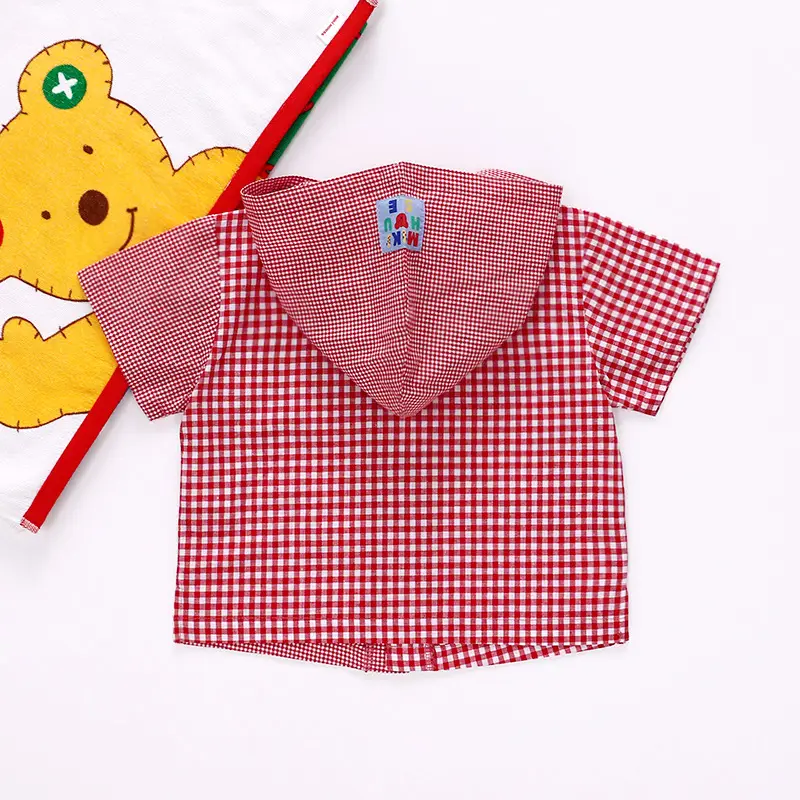 Japanese Style Cartoon Bear Shorts Suit for Kids One Piece - Image 8