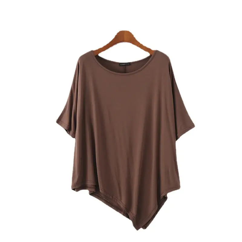 Women Black Loose Fit T-Shirt Medium Size - Image 9