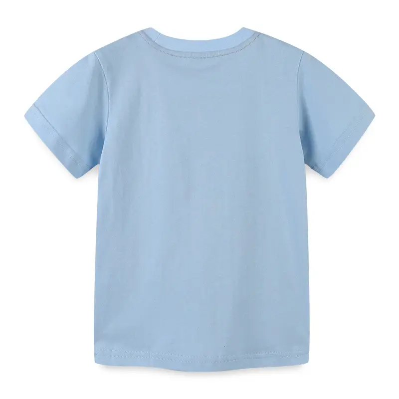 Kids Rocket Print Blue T-Shirt for Boys - Image 3