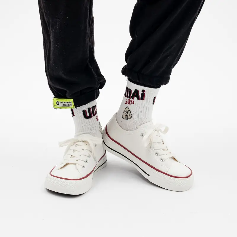 Women's Black Canvas Sneakers White Sole 2026 - Image 4