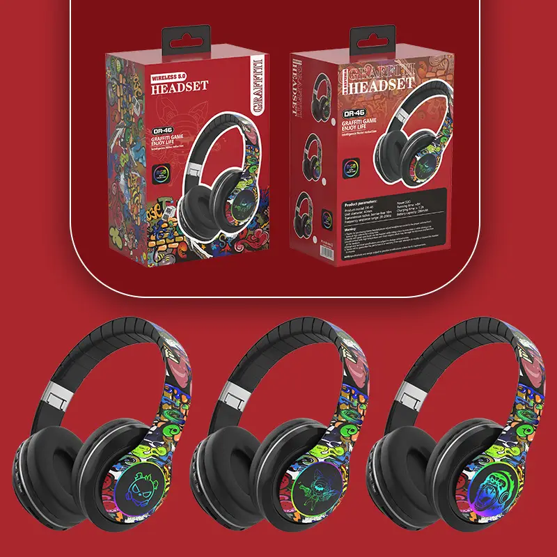 Dr46 Bluetooth Headset with Long Battery & Creative Design