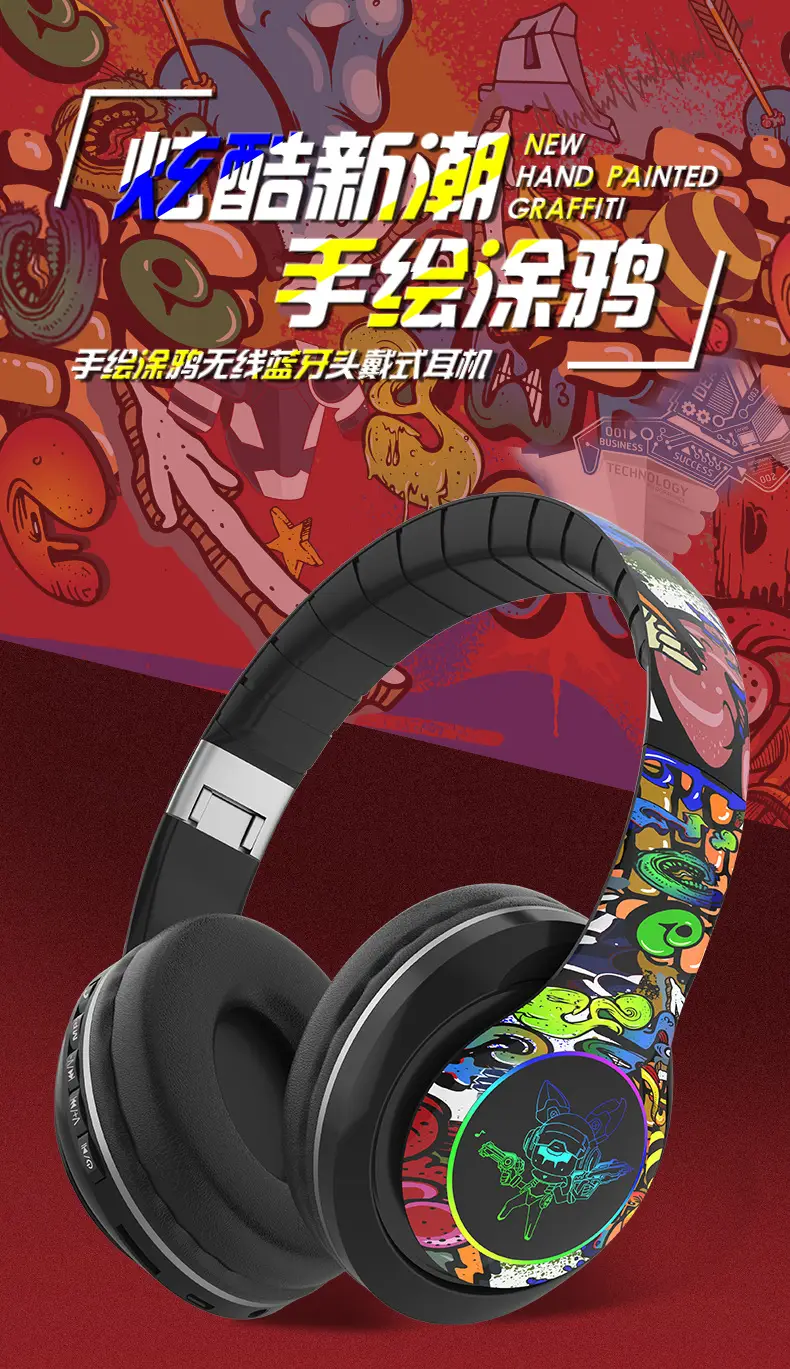 Dr46 Bluetooth Headset with Long Battery & Creative Design — feature 4