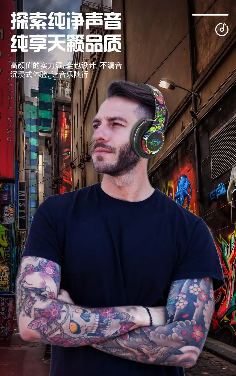 Dr46 Bluetooth Headset with Long Battery & Creative Design — feature 6