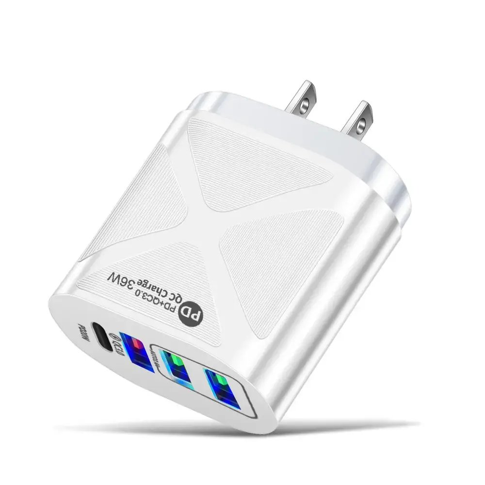 PD36W Multi-Port USB Charger with Type-C Port - Image 5