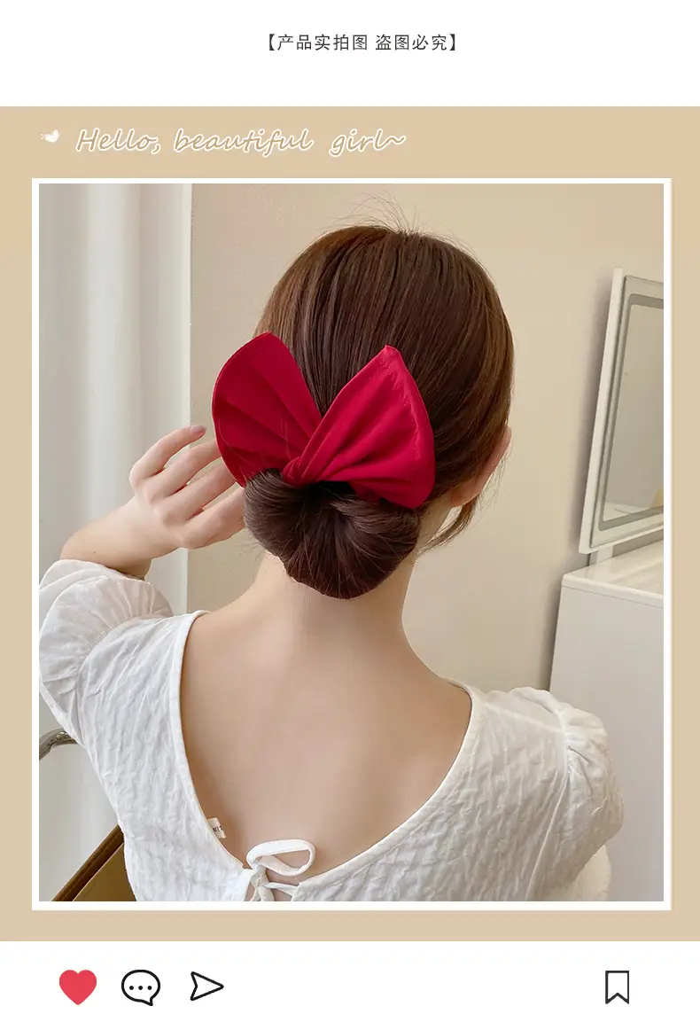 Women's Floral Crossbody Hair Curler Ball Head — feature 4