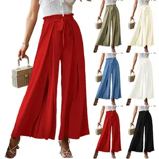 2022 Velvet Slit Pleated Women's Dress Red — feature 9