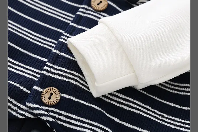 Baby Striped Jumpsuit Set for Boys Spring Autumn — feature 10