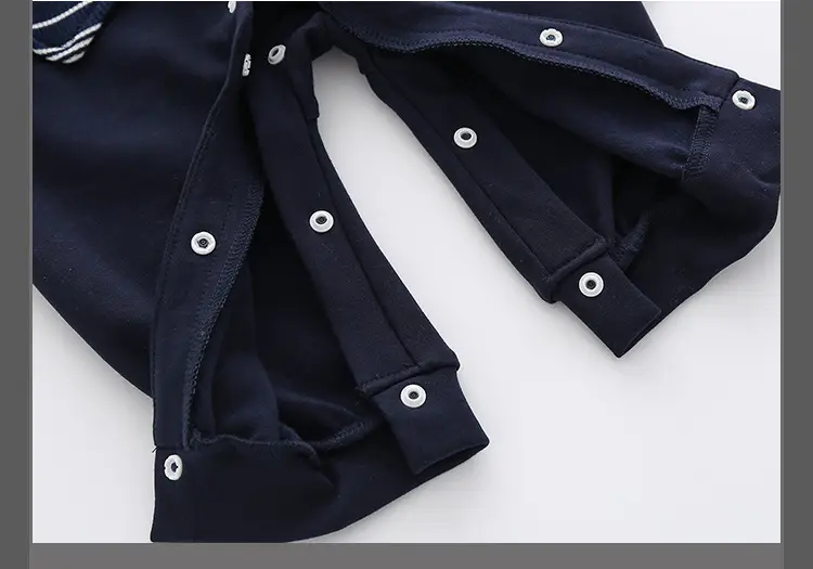 Baby Striped Jumpsuit Set for Boys Spring Autumn — feature 9