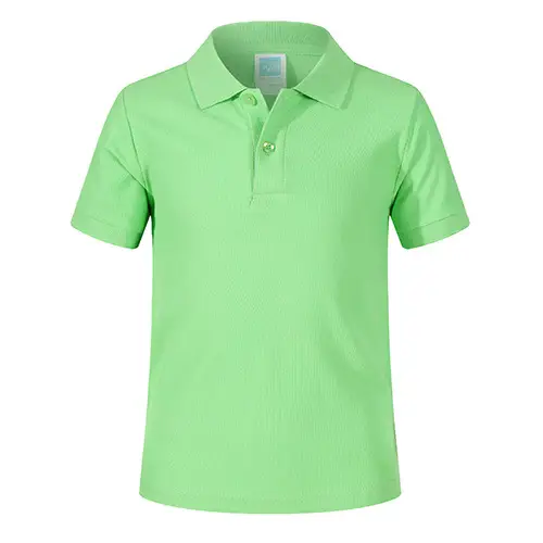 Men Blue Cotton Polo Shirt 220g Loose Fit