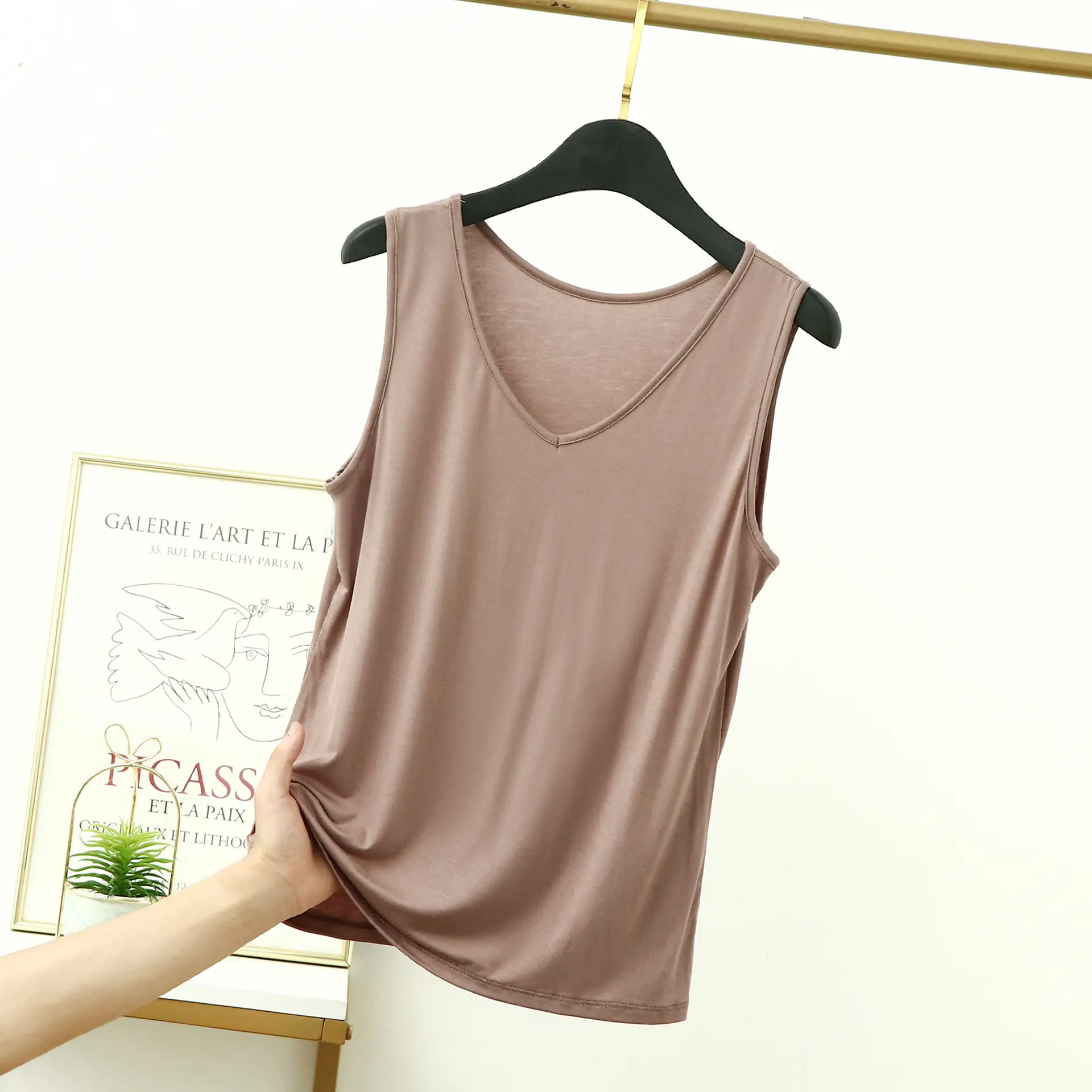 V-Neck Camisole for Plus Size Women Summer - Image 13