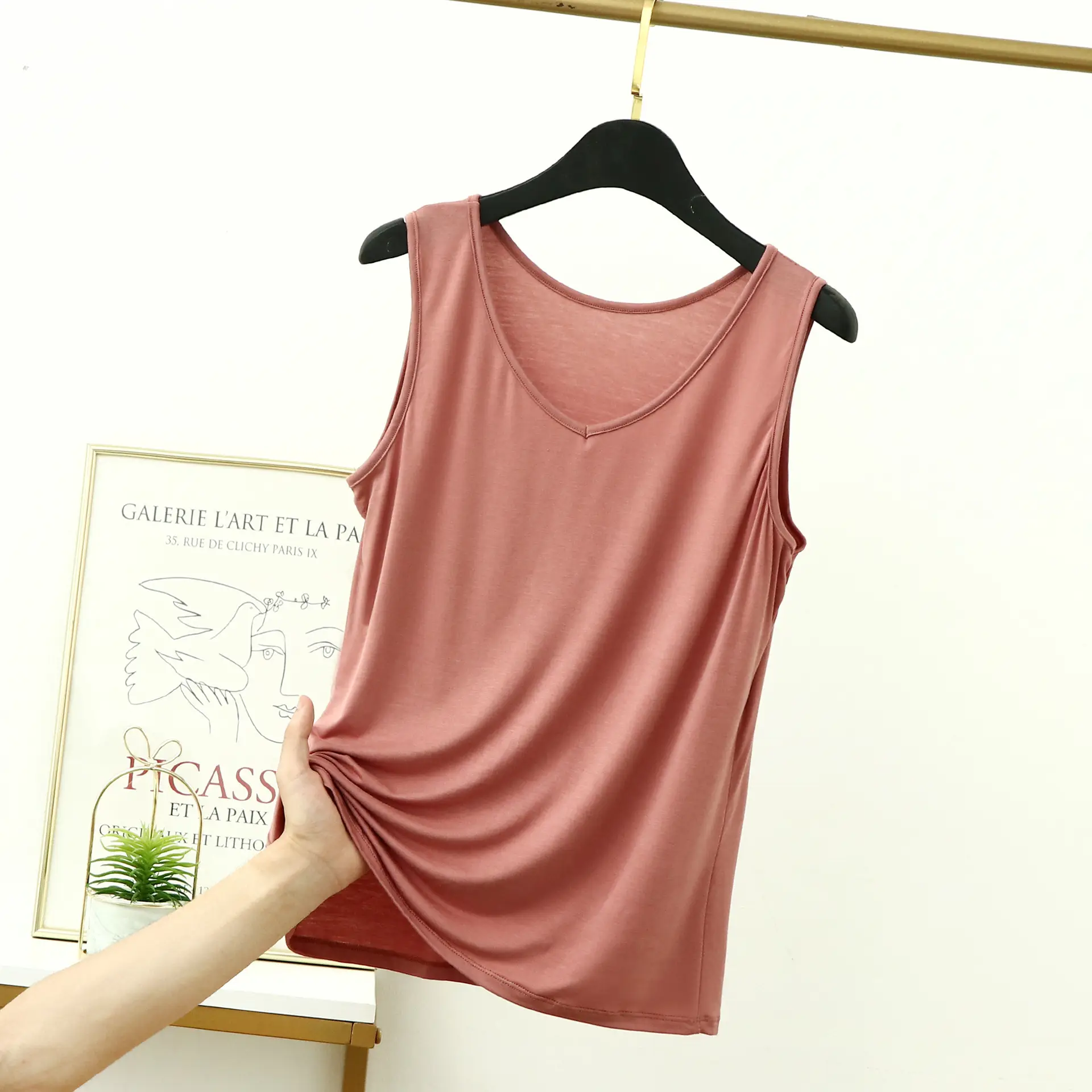 V-Neck Camisole for Plus Size Women Summer - Image 6