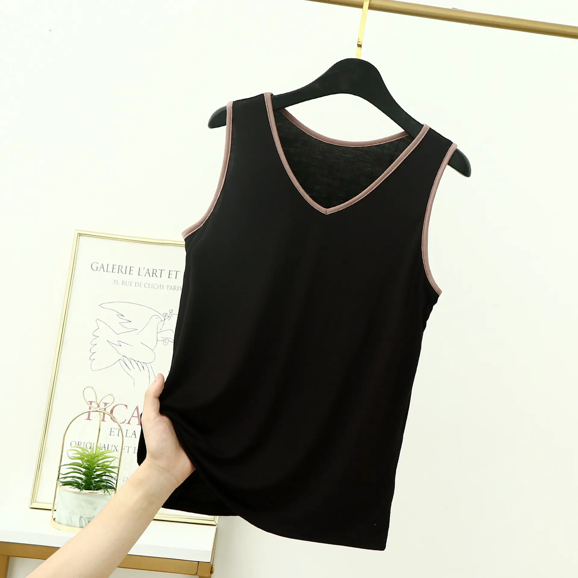 V-Neck Camisole for Plus Size Women Summer - Image 8