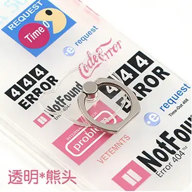 Transparent Crystal Phone Ring Holder Acrylic - Image 3