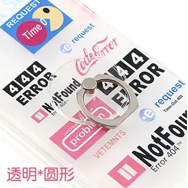 Transparent Crystal Phone Ring Holder Acrylic - Image 4