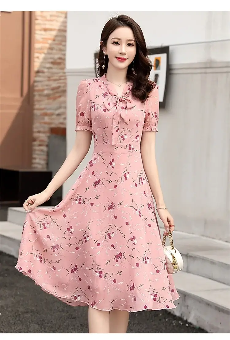 Thai Style Floral Skirt Dress Fat Waist Large Size — feature 2