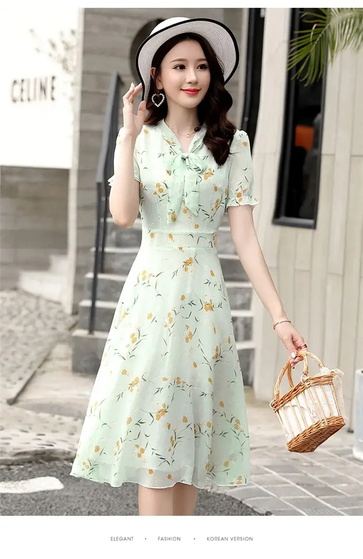 Thai Style Floral Skirt Dress Fat Waist Large Size — feature 8