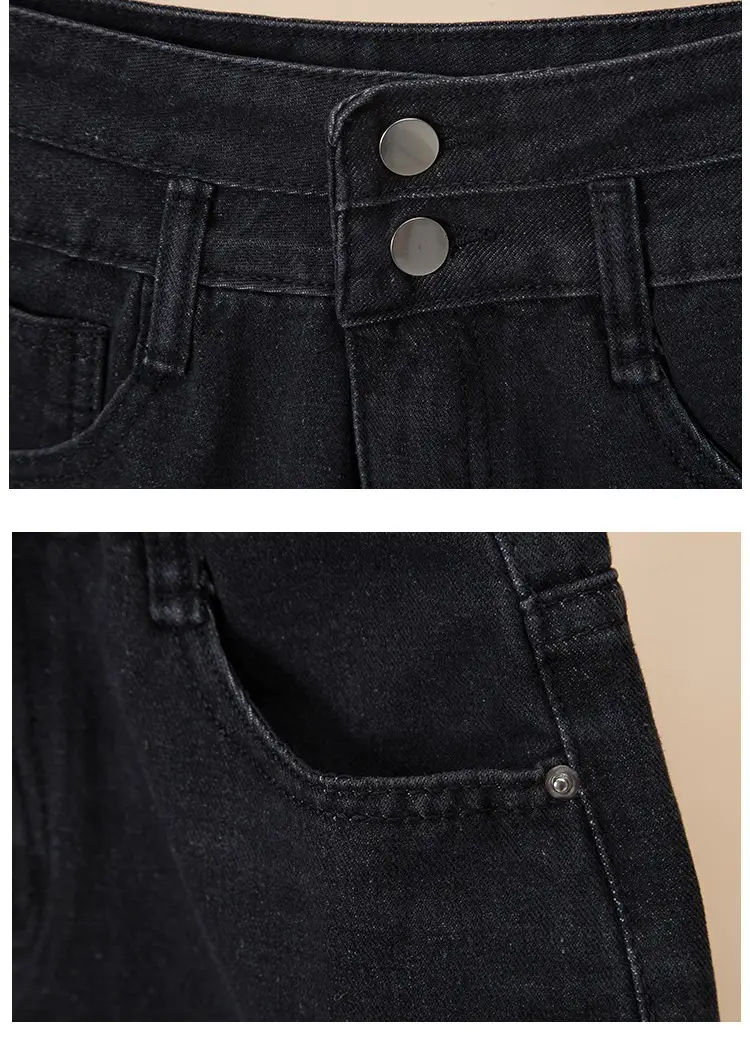 New Women High Waist Denim Shorts Light Blue 2025 — feature 18