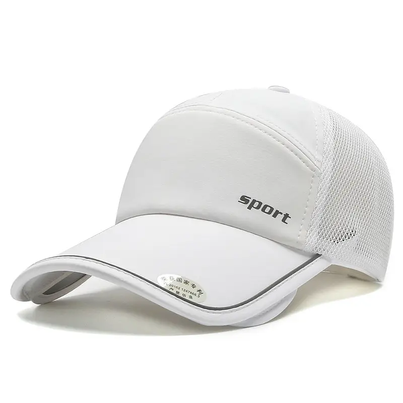 Men's Black Mesh Pull-Out Cap Outdoor Sports Sunscreen - Image 3