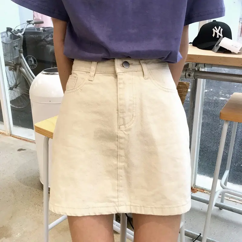 Women's High Waist Denim Shorts Set Summer 2022 - Image 5