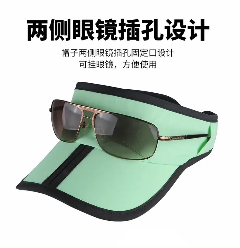 Green Nylon Raincoat Hat for Men Women Waterproof Comfortable — feature 11