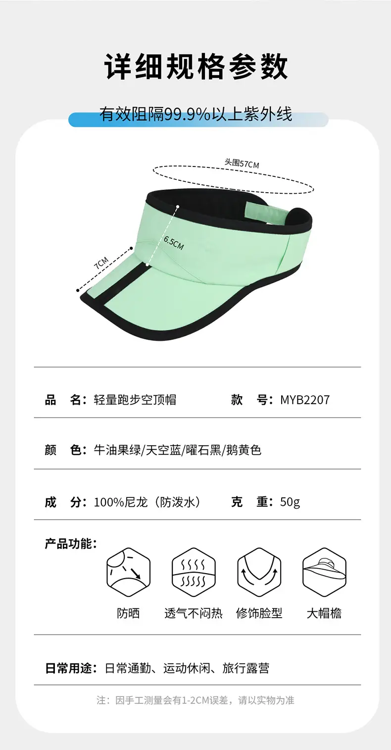Green Nylon Raincoat Hat for Men Women Waterproof Comfortable — feature 14