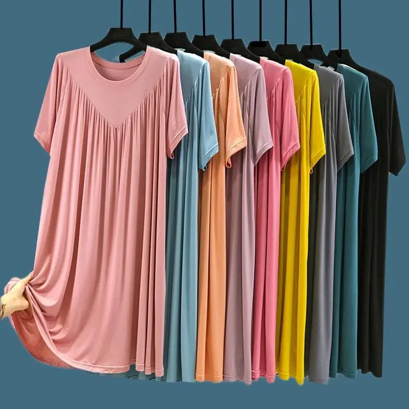 Women's Loose Sleeve Round Neck Dress Summer 2023 - Image 10