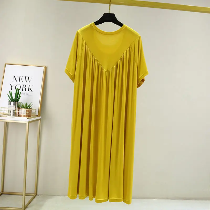 Women's Loose Sleeve Round Neck Dress Summer 2023 - Image 11