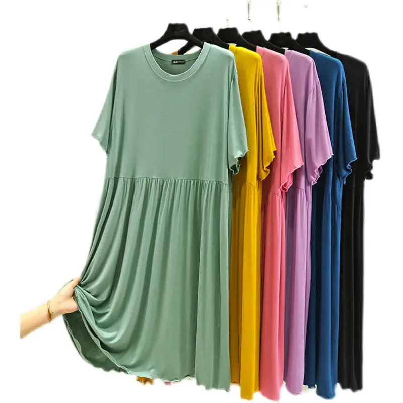 Women's Loose Sleeve Round Neck Dress Summer 2023 - Image 12