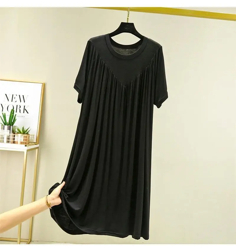 Women's Loose Sleeve Round Neck Dress Summer 2023 — feature 12