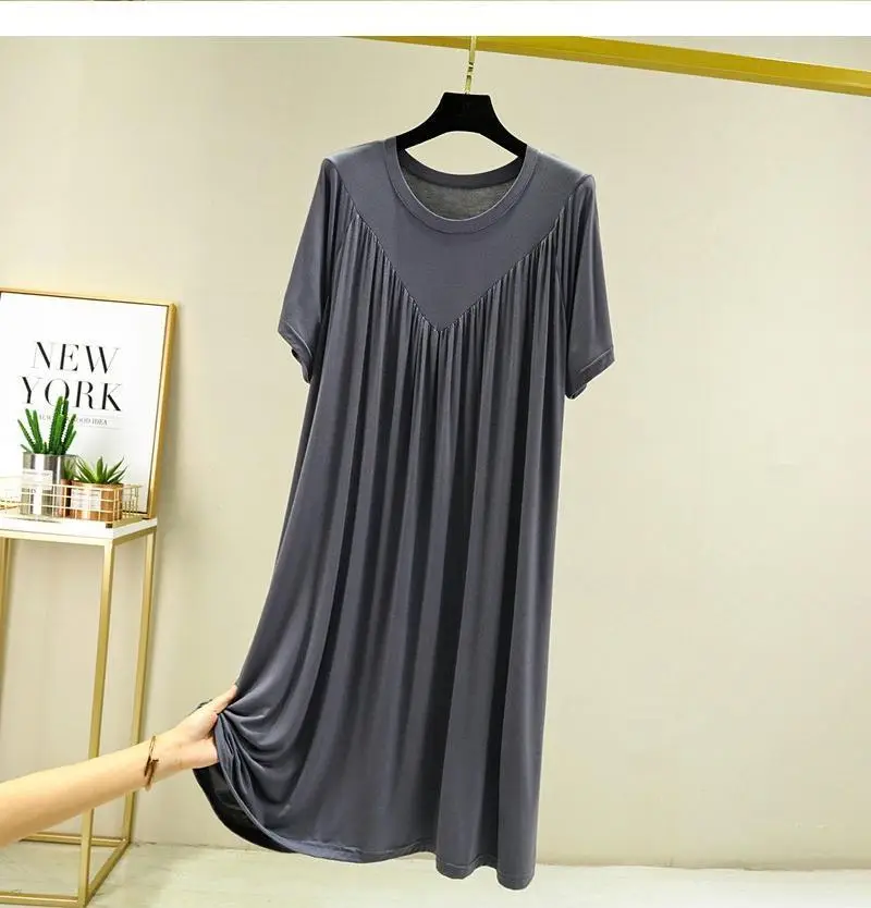 Women's Loose Sleeve Round Neck Dress Summer 2023 — feature 19