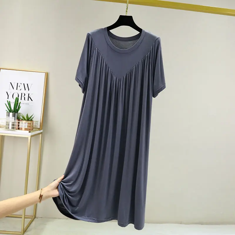 Women's Loose Sleeve Round Neck Dress Summer 2023 - Image 3