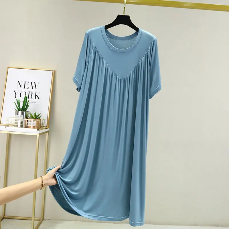 Women's Loose Sleeve Round Neck Dress Summer 2023 - Image 6
