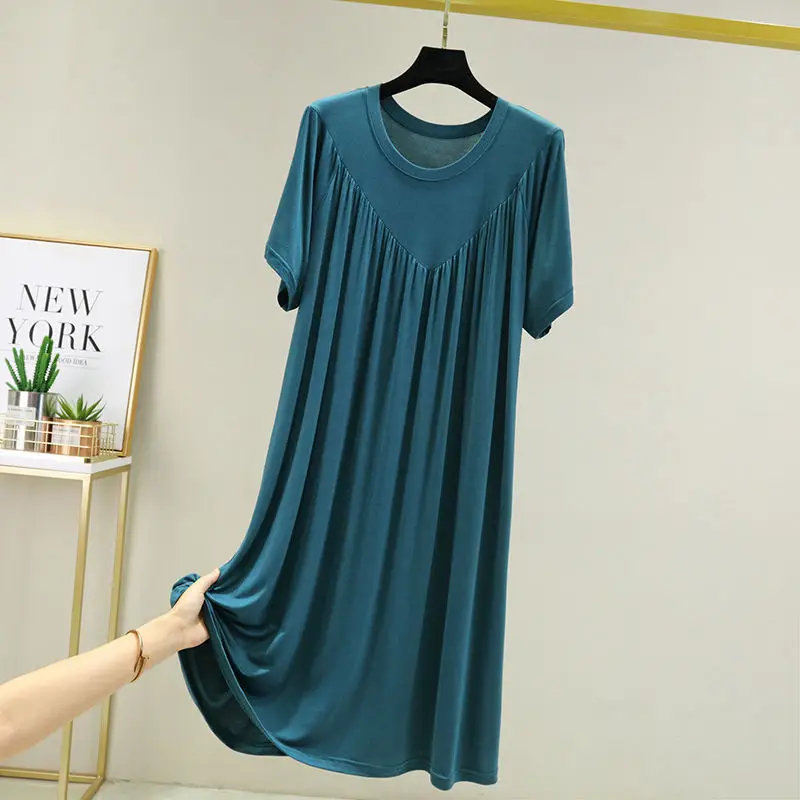Women's Loose Sleeve Round Neck Dress Summer 2023 - Image 7