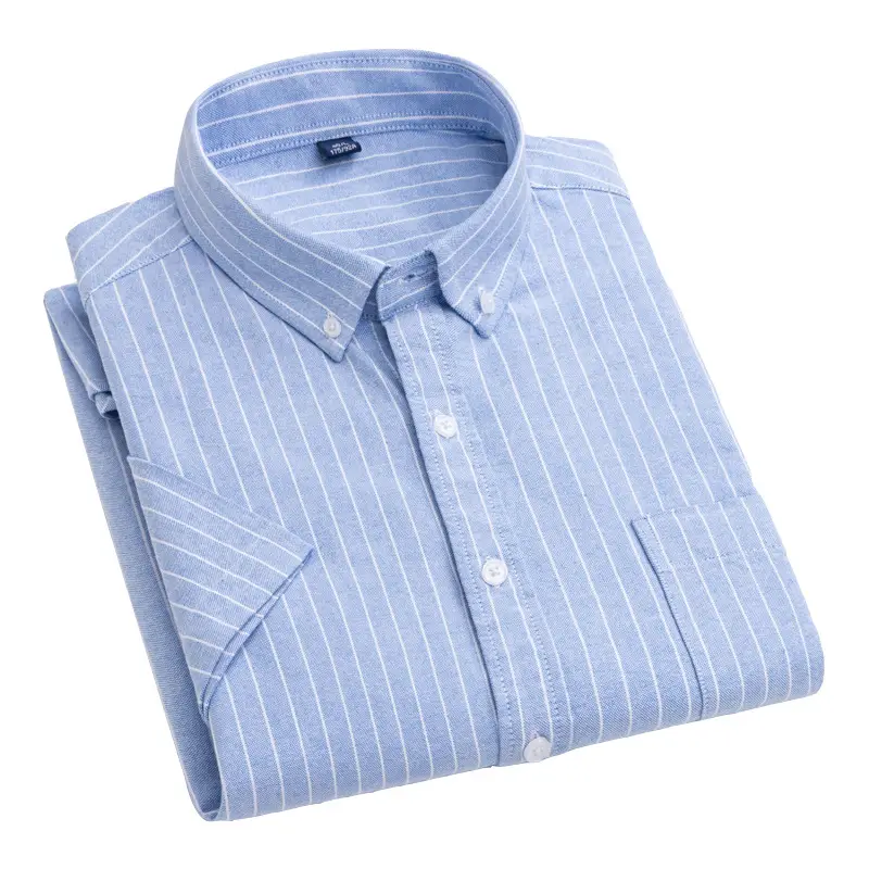 Men Blue Cotton Button Shirt 5950-6 - Image 10