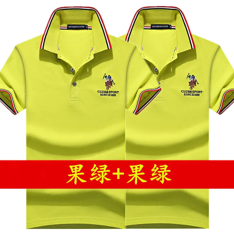 Men Polo Shirt Blue Grey Large Half Sleeve Embroidered